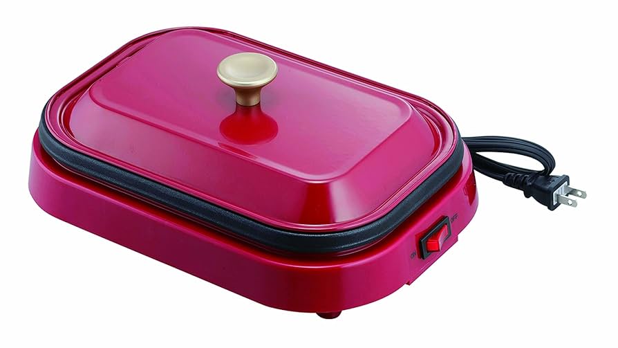 カクセー CARINO(カリーノ) スリムホットプレート レッド/ブラック 120765 CRN-01 n5ksbvb Amazon | カクセー CARINO(カリーノ) スリムホットプレート